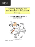 Splinting and Immobilization Techniques and Devices Final 2