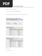 ISU Master Data Template