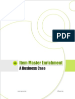 Business Case - Item Master Enrichment