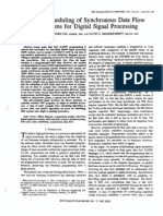 Synchronous Data Flow Algorithms