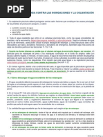 Obras de Defensa Contra Las Inundaciones y La Colmatación