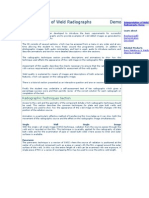 Interpretation of Weld Radiographs