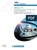 Altivar 71: Variable Speed AC Drive Launch Document