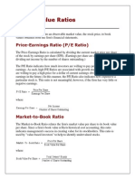 Market Value Ratios: Price-Earnings Ratio (P/E Ratio)