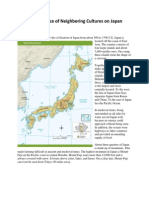 The Influence of Neighboring Cultures On Japan Text