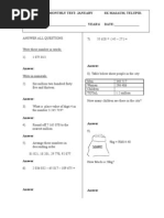 Year 6 Test