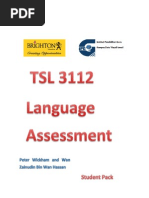 Tsl3112 Language Assessment For Ipg