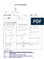 Form 4 Additional Mathematics Chapter 5 Indices&Logarithms