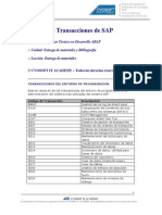 Listado de Transacciones SAP PDF