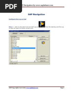 Sap Step by Step Navigation Guide For Beginners