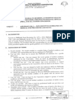 Philippine Health Insurance Corporation Circular No. 0035, S. 2013 - Implementing Guidelines On The Medical and Procedure Case Rates