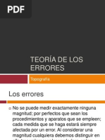 Teoría de Los Errores