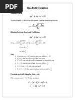 Ax BXC: Quadratic Equation