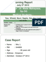 Fase Aktif Memanjang Drip & Kala II Lama VE