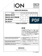 Denon RCD-M37 Service Manual