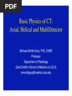 Basic Physics of CT