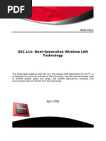 802.11n: Next-Generation Wireless LAN Technology: White Paper