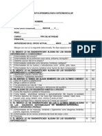 Encuesta Epidemiologica Osteomuscular