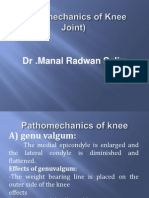 Pathomechanics of Knee Joint