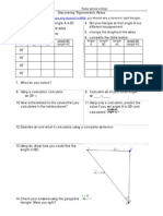 Trig Ratios Activity Sheet