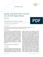 Design and Real-Time Control of A 4-DOF Biped Robot