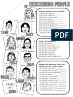 Body 11 Describing People True or False PDF