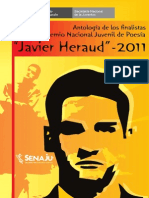 Antología de Los Finalistas Del Premio Javier Heraud