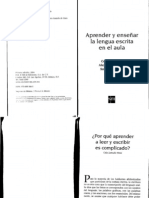 Zamudio, C (2004) Por Qué Aprender A Leer y Escribir Es Complicado