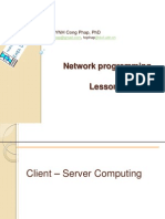 Network Programming Lesson 1: Huynh Cong Phap, PHD