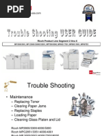 Basic Operator Troubleshooting and Maintenance Guide For Ricoh Copiers