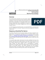 Technical Note Wall Pier Flexural Design: S W D ACI 318-02