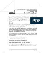 Spandrel Flexural Design: Technical Note