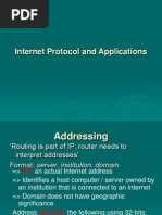 Internet Protocol and Applications