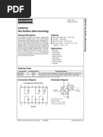 CD4010C Hex Buffers (Non-Inverting) : General Description Features