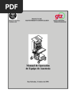 Funcionamiento de Maquinas de Anestesia