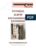 Scrapbookpasion Tutorial Album Encuadernado Escondido