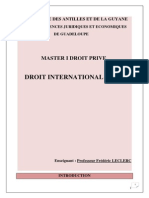 Cours de Droit International Prive