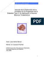 Análisis Molecular de La Disfunción de La Célula B Pancreática en La Progresión de La Diabetes Tipo 2. Su Aplicación A Nuevos Blancos Terapéuticos