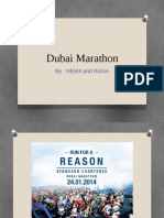 Dubai Marathon: By: Nema and Rana