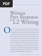 Written Peer Response: L2 Writing