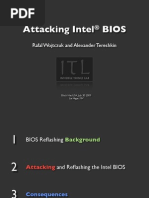 Attacking Intel BIOS