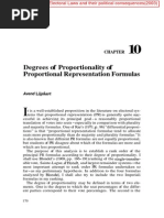 05 Lijphart - Degrees of Proportionality of PR Formulas