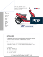  Hyosung Sf50 Prima 2007 Part Catalogue