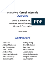 Windows Kernel Internal Overview