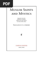 Arberry Muslim Saints Mystics