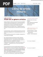 Libros de Artista - Historia PDF