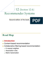 CS583 Recommender Systems