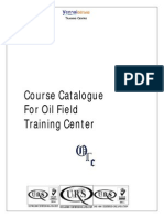 Course Catalogue For Oil Field Training Center