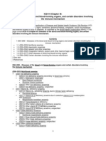 ICD 10 - Chapter 3 Diseases of The Blood and Blood-Forming Organs, and Certain Disorders Involving The Immune Mechanism