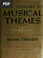 A Dictionary of Musical Themes - Barlow, Harold